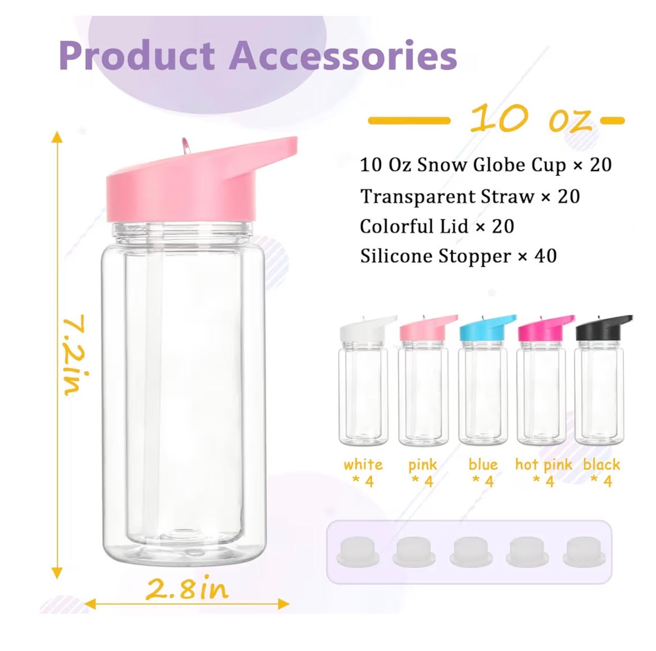 Vasos de 10 onzas